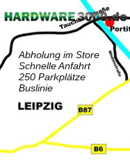 Anfahrt zum Store Leipzig